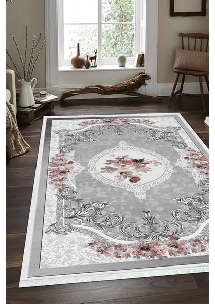 Dijital Baskılı Kaymaz Taban Yıkanabilir Modern Salon Halısı Mutfak Halısı ve Yolluk NH-SD-587