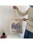 Kadın Tuval Alışveriş Çantası Shakespeare Mektuplar Baskı Kadın Omuz Çantaları Pamuklu Kumaş Kumaş Seyahat Shopper Çanta Tote | Alışveriş Torbaları 3