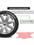 Renault Clio 1 13 Inç Uyumlu Jant Kapağı Amblemli Gri 4'lü Takım 115 4