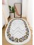Dijital Baskılı Kaymaz Taban Yıkanabilir Oval Salon Halısı Mutfak Halısı ve Yolluk NHO-SD-238 1