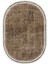 Dijital Baskılı Kaymaz Taban Yıkanabilir Oval Salon Halısı Mutfak Halısı ve Yolluk NHO-SD-244 2