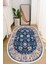 Dijital Baskılı Kaymaz Taban Yıkanabilir Oval Salon Halısı Mutfak Halısı ve Yolluk NHO-HT-995 1