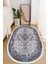Dijital Baskılı Kaymaz Taban Yıkanabilir Oval Salon Halısı Mutfak Halısı ve Yolluk NHO-HT-337 1