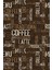Dijital Baskılı Kaymaz Taban Yıkanabilir Coffee Mutfak Halısı NHM-HM-584 2