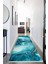 Dijital Baskılı Kaymaz Taban Yıkanabilir Modern Desenli Koridor Halısı Yolluk NHU-HS-341 1