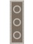 Dijital Baskılı Kaymaz Taban Yıkanabilir Modern Desenli Koridor Halısı Yolluk NHU-HS-421 2