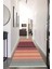 Dijital Baskılı Kaymaz Taban Yıkanabilir Modern Desenli Koridor Halısı Yolluk NHU-HS-393 1