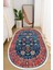 Dijital Baskılı Kaymaz Taban Yıkanabilir Oval Salon Halısı Mutfak Halısı ve Yolluk NHO-HY-894 1