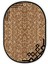 Dijital Baskılı Kaymaz Taban Yıkanabilir Oval Salon Halısı Mutfak Halısı ve Yolluk NHO-SD-357 2