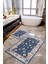 Dijital Baskılı Kaymaz Taban Yıkanabilir 2'li Banyo Paspası Halı Takımı NH-KLZT-HT-995 1