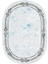 Dijital Baskılı Kaymaz Taban Yıkanabilir Oval Salon Halısı Mutfak Halısı ve Yolluk NHO-SD-310 2