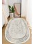 Dijital Baskılı Kaymaz Taban Yıkanabilir Oval Salon Halısı Mutfak Halısı ve Yolluk NHO-HT-399 1