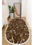 Dijital Baskılı Kaymaz Taban Yıkanabilir Oval Salon Halısı Mutfak Halısı ve Yolluk NHO-SD-363 1