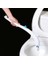 Tek Kullanımlık Tuvalet Temizleyici Fırça Banyo Temizleyici Kolu + Askılı + 12 Cımbız Scrubber Fırça ile Dolum Temizleme Aracı Tuvalet Fırçası Tutucular (Yurt Dışından) 4