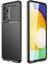 Samsung Galaxy A53 Kılıf Silikon Negro Karbon Desen Kamera Korumalı + Cam 1