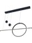 TT026-SY Tt Aydınlatma Mat Siyah LED Avize 1