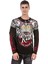 CL451 Taşlı Baskılı Siyah Sweatshirt 2