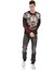 CL451 Taşlı Baskılı Siyah Sweatshirt 5