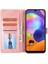 Samsung Galaxy A31 Pembe Için Clic Deri Telefon Kılıfı 4