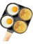 4 Delikli Omletli Tava Yapışmaz Çok Fonksiyonlu Mini Kahvaltı Tava (4 Delik) 1