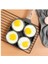 Dört Delik Kızartma Pot Tava Kalınlaşmış Omlet Pan Yapışmaz Yumurta Gözleme Biftek Tava Pişirme Yumurta Jambon Tava Kahvaltı Yapıcı Tencere | Waffle Makineleri 4