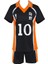 Haikyuu Shouyou Hinata Karasuno Jersey Cosplay Kostüm - Siyah (Yurt Dışından) 1