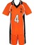 Haikyuu Shouyou Hinata Karasuno Jersey Cosplay Kostüm - Turuncu (Yurt Dışından) 1