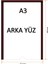 A3 Kısa Kenar Açık Mıknatıslı Siyah magnet çerçeve şömiz 10'lu Paket 1