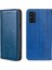 Samsung Galaxy F52 5G Mavi Pu Telefon Kılıfı (Yurt Dışından) 4