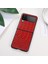 Samsung Galaxy Z Flip 4 Kırmızı Timsah Deri Kılıf (Yurt Dışından) 2