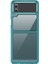 Samsung Galaxy Z Flip 4 İçin Renkli Akrilik + Tpu Kılıfı 5G Şeffaf Mavi (Yurt Dışından) 4