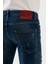 Yüksek Bel Slim Fit Dar Paça Pamuklu Jeans Erkek Kot Pantolon 629DSK001 3