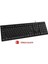 Kablolu USB Standart Türkçe Q Klavye K100 2
