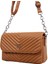 MT1394 Camel Suni Deri Bayan Çapraz Omuz Çantası 1