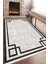 Baskılı Modern Desenli Kaymaz Tabanlı Yıkanabilir Şık Salon Halısı Mutfak Halısı ve Yolluk NH-HT-363 1
