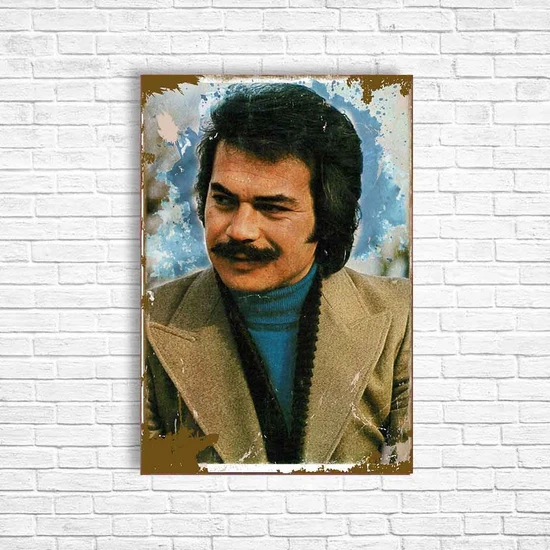 Trend Poster Orhan Gencebay Retro Ahşap Poster