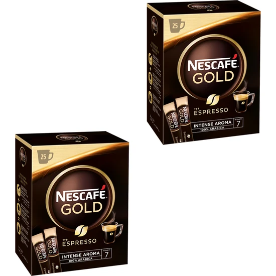 Nescafe Gold Espresso 2 gr 25'li 2 Kutu