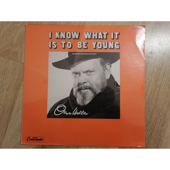 Orson welles i know what it is to be young 1984 usa fiyat 