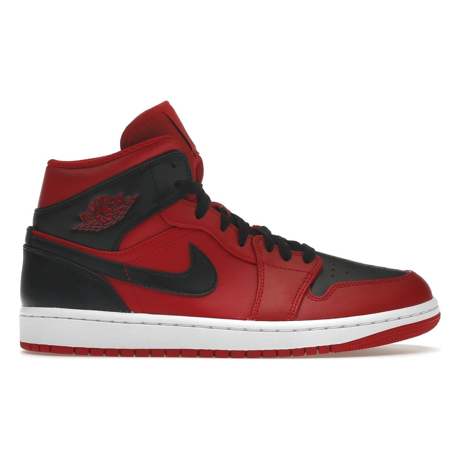 2021 New Air Jordan 1 Mid âReverse Bredâ Gym Red/Black-White 554724-660