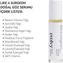 Cosmo Lab Evolvy Like A Surgeon Doğal Göz Serumu