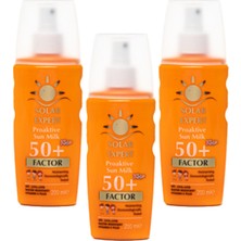 Solar Expert Vücut Güneş Kremi Kids Spf 50+ 3'lü Avantaj Paketi