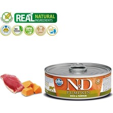 N&D Nd Balkabaklı Tahılsız Ördekli Yetişkin Kedi Konservesi 80 gr