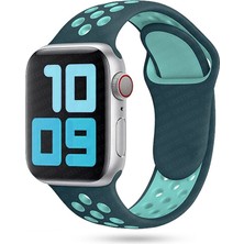 MobaxAksesuar Apple Watch 44/45/46/49mm Kordon Delikli Spor Kordon 2/3/4/5/6/se/7/8/9/10/11/ultra