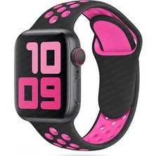 MobaxAksesuar Apple Watch 44/45/46/49mm Kordon Delikli Spor Kordon 2/3/4/5/6/se/7/8/9/10/11/ultra