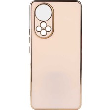 Kvy Huawei Nova 9 Parlak Kenarlı Bark Silikon Kılıf Kırılmaz Ekran Koruyucu