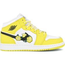 Jordan 1 Mid Dynamic Yellow Floral (Gs) AV5174-700