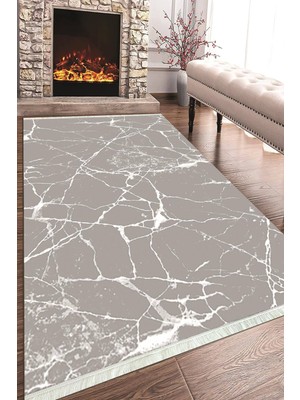 Napoli Home Baskılı Modern Desenli Kaymaz Tabanlı Yıkanabilir Şık Salon Halısı Mutfak Halısı ve Yolluk NH-HT-417
