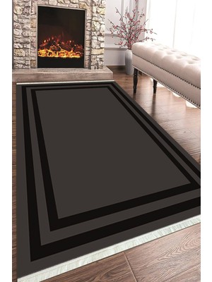 Napoli Home Baskılı Modern Desenli Kaymaz Tabanlı Yıkanabilir Şık Salon Halısı Mutfak Halısı ve Yolluk NH-HT-536