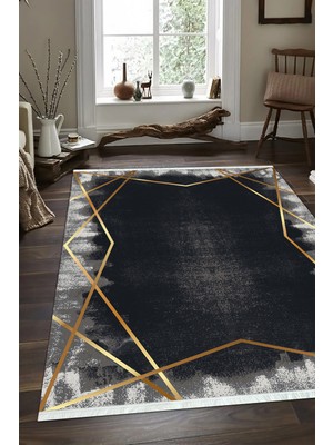 Napoli Home Dijital Baskılı Kaymaz Taban Yıkanabilir Modern Salon Halısı Mutfak Halısı ve Yolluk NH-SD-401