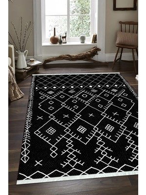 Napoli Home Dijital Baskılı Kaymaz Taban Yıkanabilir Modern Salon Halısı Mutfak Halısı ve Yolluk NH-SD-556